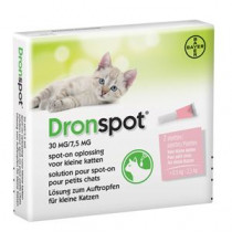 Dronspot spot-on ontworming kleine kat 